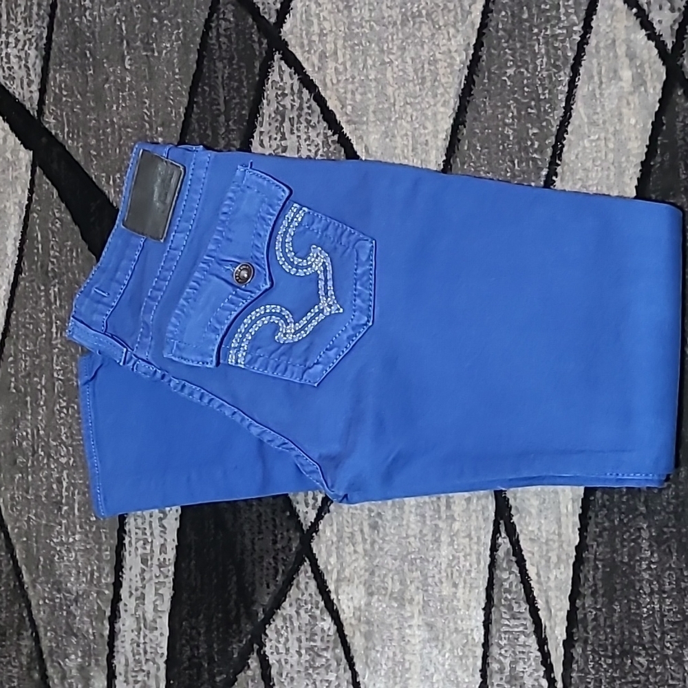 BIG STAR CASEY LOW-RISE BLUE DENIM JEAN
